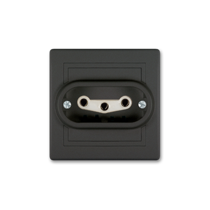 PRESTIGE PRIKLJUČNICA TROPOLNA, crna soft