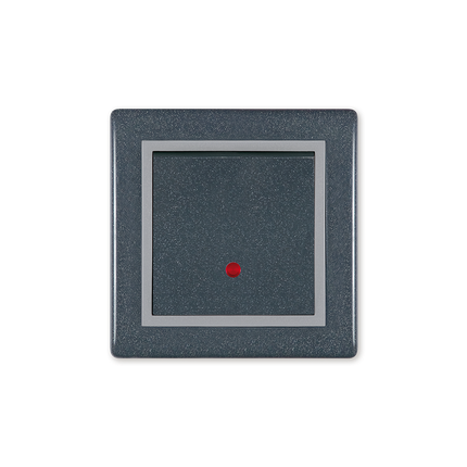 PRESTIGE PREKIDAČ JEDNOPOLNI indikatorski 16A sivi-grafit